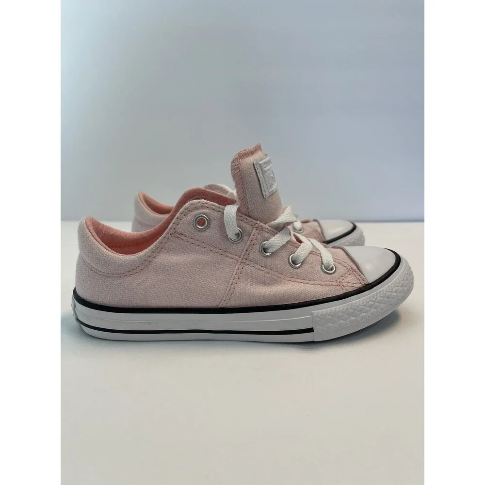 NEW Converse All Star Chuck Taylor Madison Ox - White/Pink Sneakers Youth Size 2